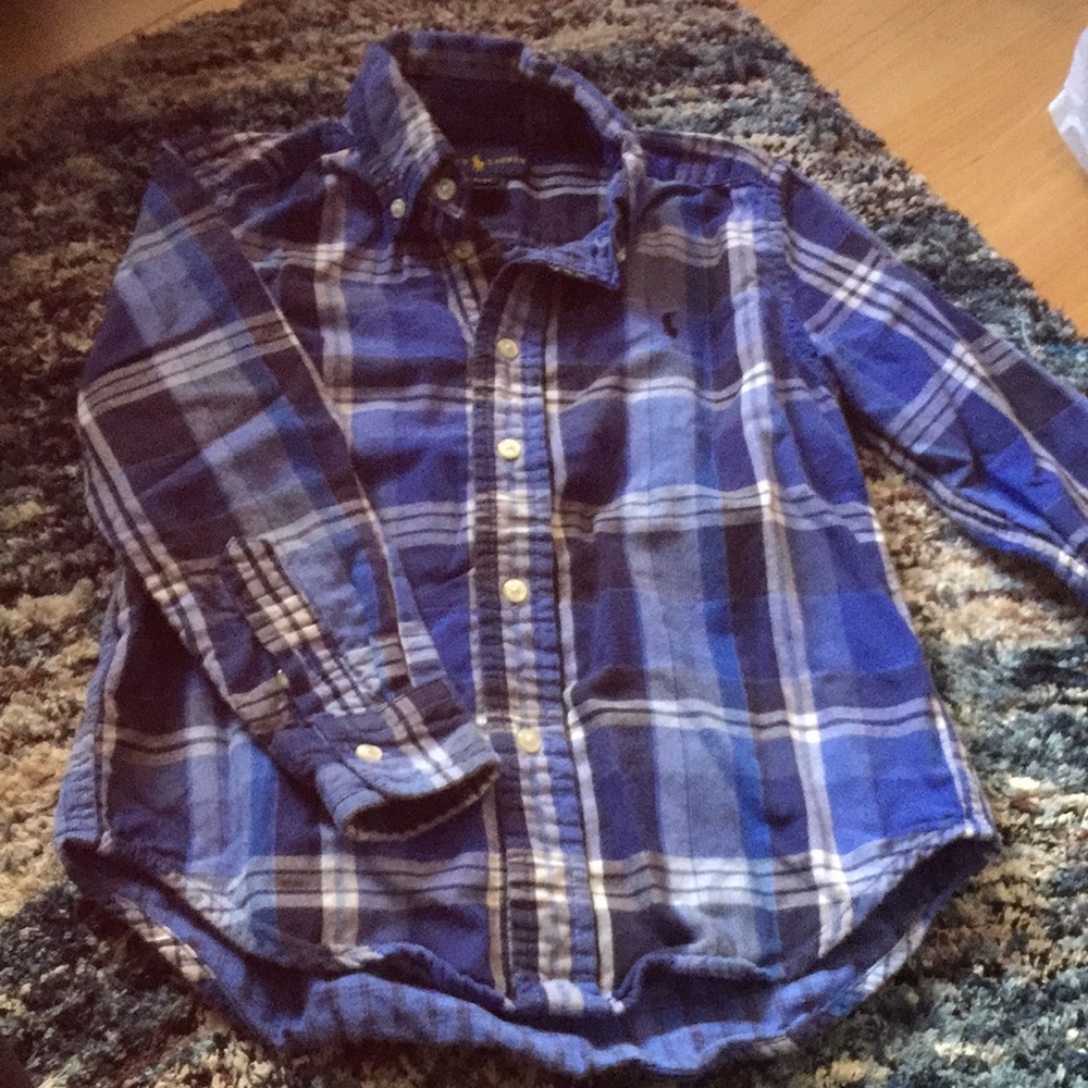 Boys Ralph Lauren plaid shirt